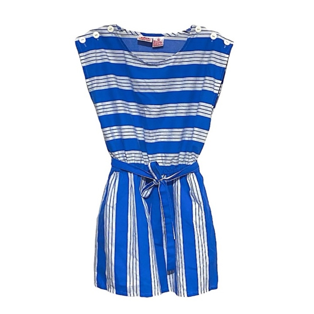 vtg EBER INT’L Striped Romper